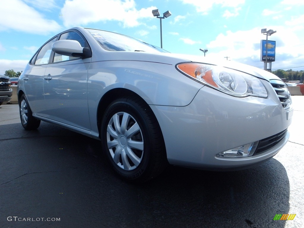 2010 Elantra GLS - Liquid Silver / Gray photo #11