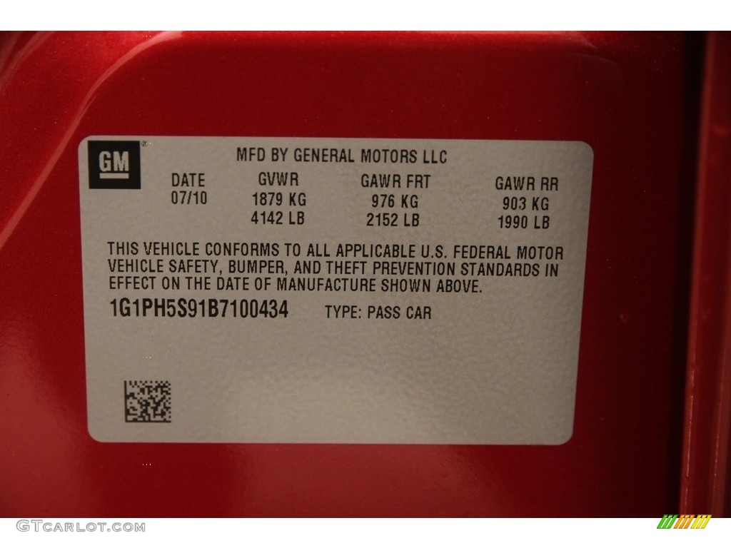 2011 Cruze LTZ - Crystal Red Metallic Tintcoat / Cocoa/Light Neutral Leather photo #17