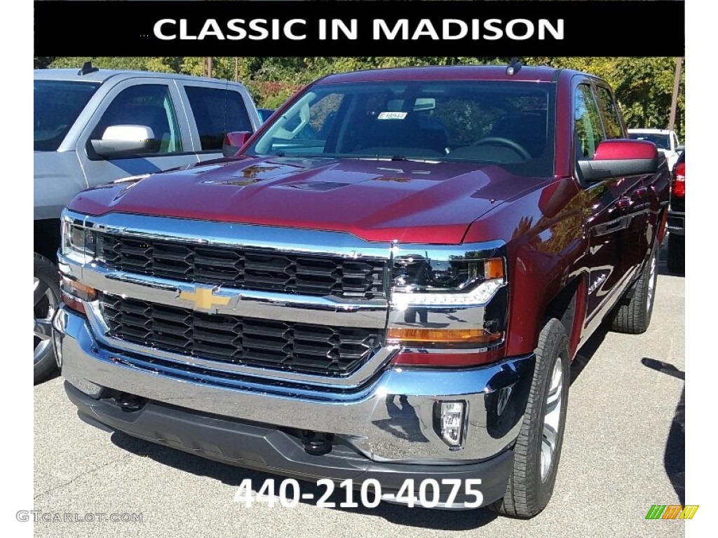 2017 Silverado 1500 LT Double Cab 4x4 - Siren Red Tintcoat / Jet Black photo #1