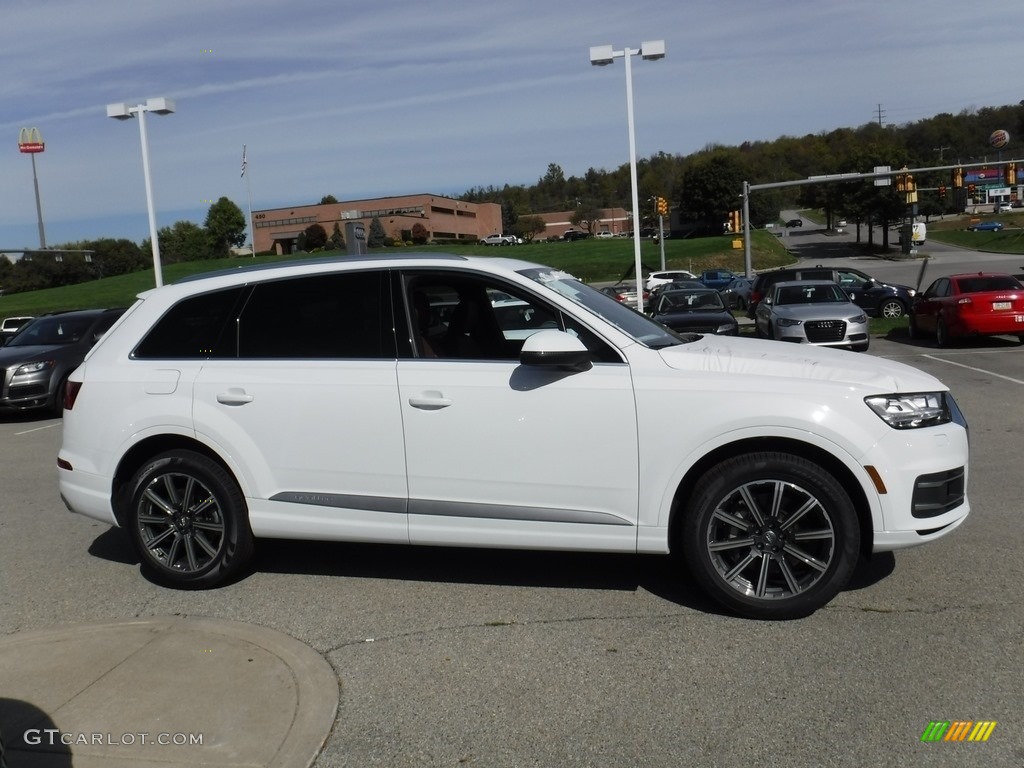 Glacier White Metallic 2017 Audi Q7 3.0T quattro Premium Plus Exterior Photo #116372435