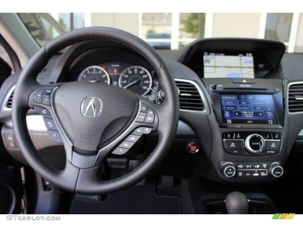 2017 Acura RDX Advance AWD Graystone Dashboard Photo #116374748