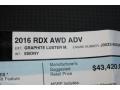 2017 Modern Steel Metallic Acura RDX Advance AWD  photo #51