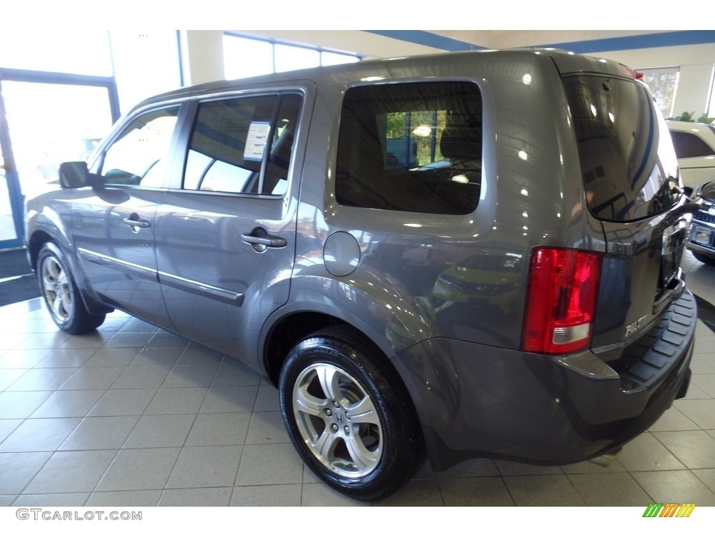 2015 Pilot EX 4WD - Modern Steel Metallic / Gray photo #2