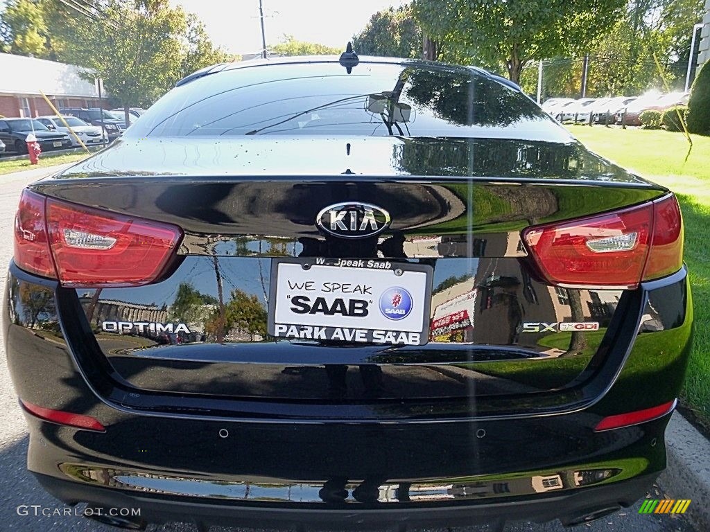 2015 Optima SXL Turbo - Ebony Black / Black photo #4