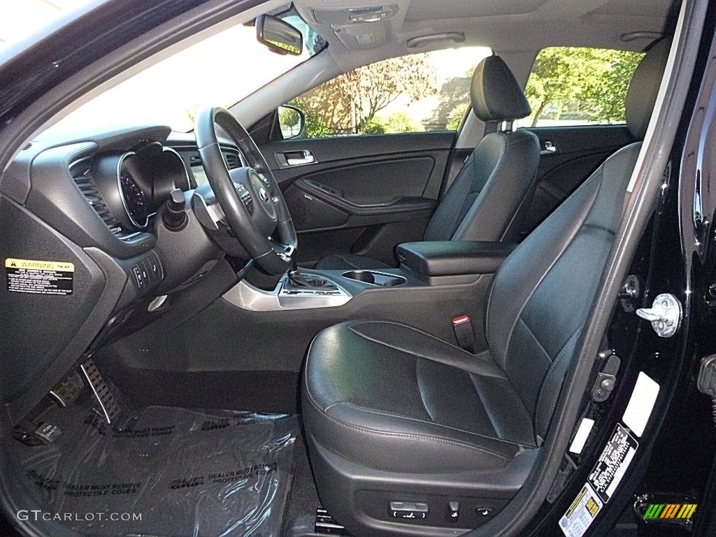 2015 Optima SXL Turbo - Ebony Black / Black photo #12