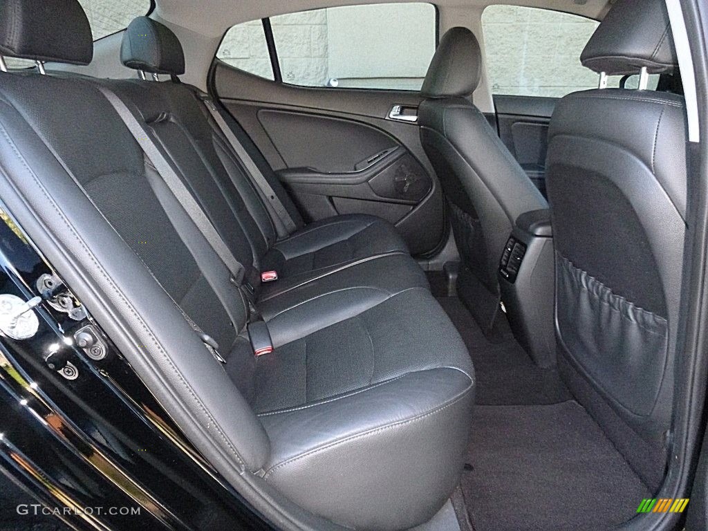 2015 Optima SXL Turbo - Ebony Black / Black photo #21