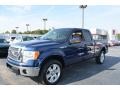 2010 Dark Blue Pearl Metallic Ford F150 XLT SuperCab 4x4  photo #7