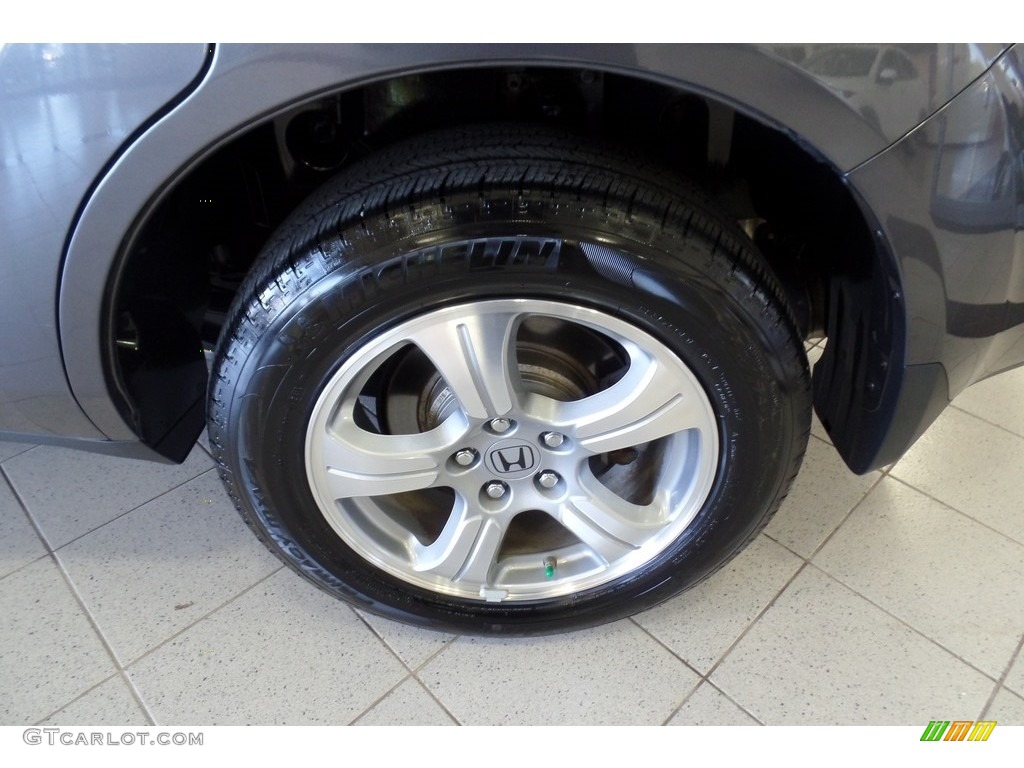 2015 Pilot EX 4WD - Modern Steel Metallic / Gray photo #29