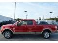 2011 Red Candy Metallic Ford F150 Lariat SuperCab  photo #6