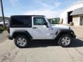 2017 Bright White Jeep Wrangler Sport 4x4  photo #7