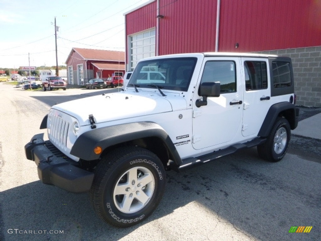 Bright White Jeep Wrangler Unlimited