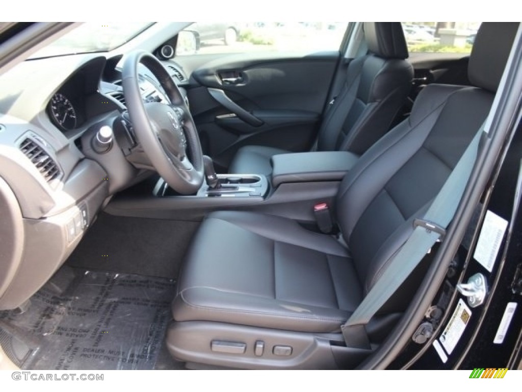 Ebony Interior 2017 Acura RDX Standard RDX Model Photo #116380211
