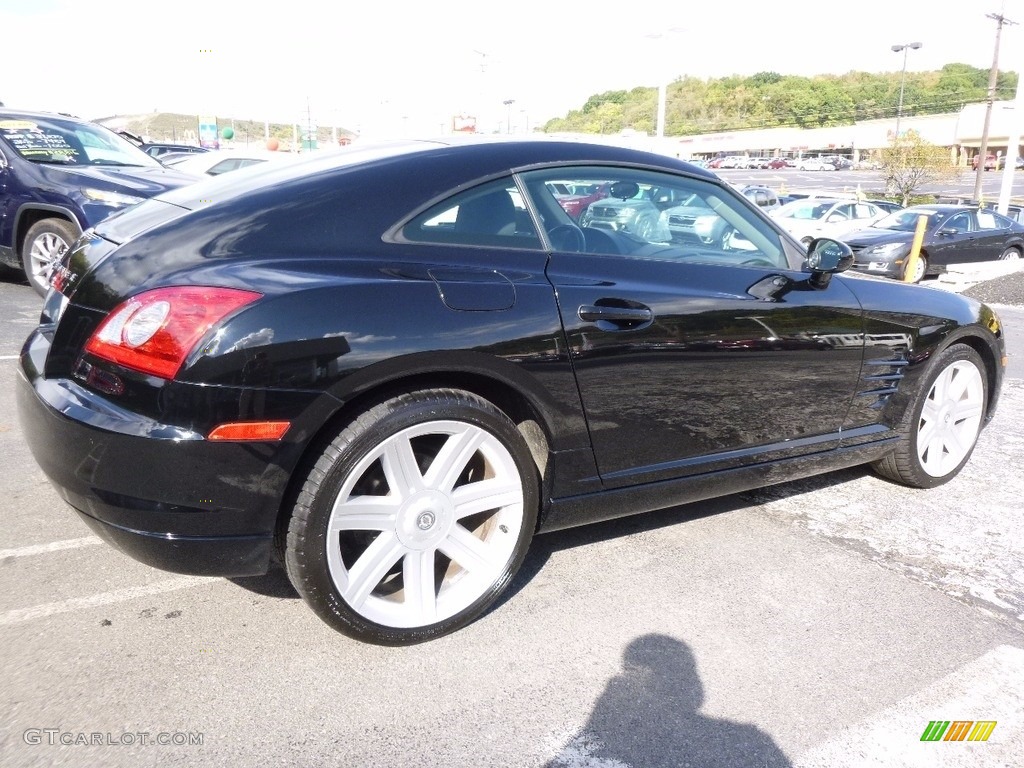 2006 Crossfire Coupe - Black / Dark Slate Gray photo #6