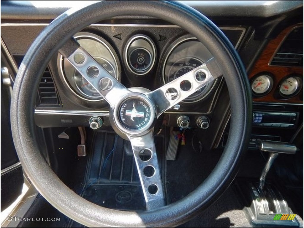 1973 Ford Mustang Mach 1 Fastback Black Steering Wheel Photo #116382728