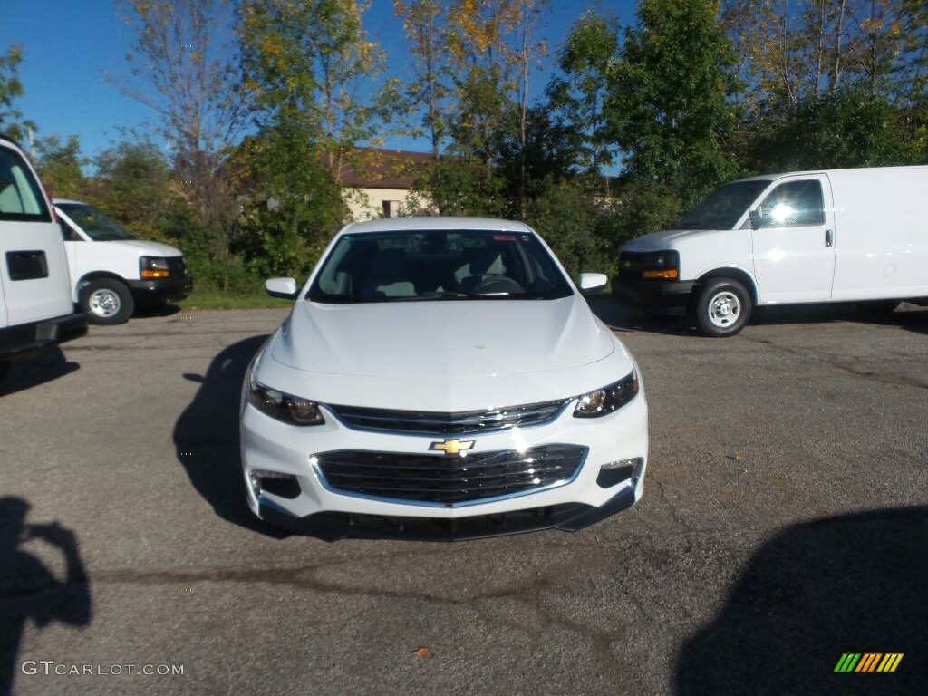 2017 Malibu LT - Summit White / Dark Atmosphere/Medium Ash Gray photo #2