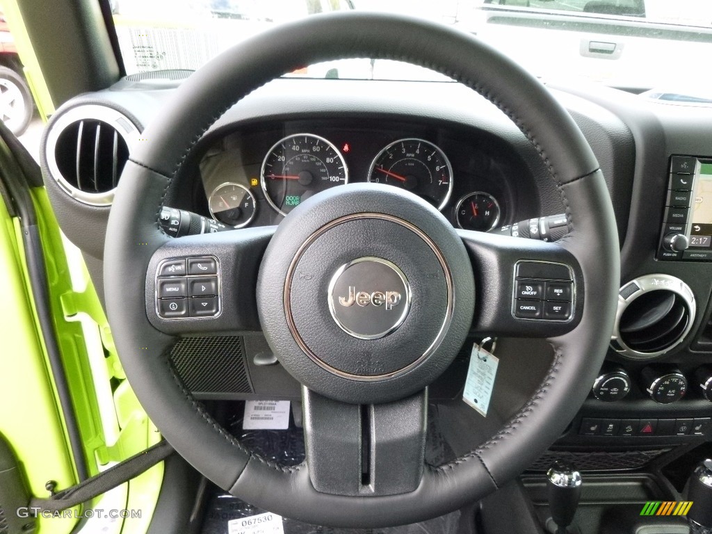 2017 Jeep Wrangler Unlimited Sahara 4x4 Steering Wheel Photos