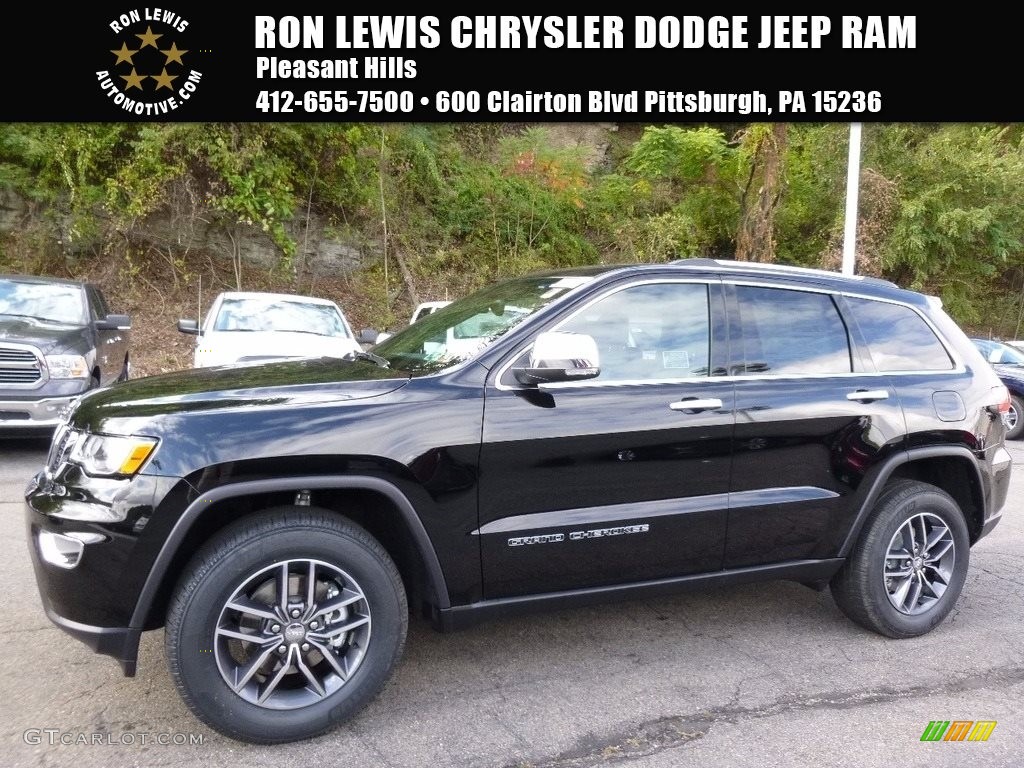 2017 Diamond Black Crystal Pearl Jeep Grand Cherokee Limited 4x4 Diamond Black Crystal Pearl Jeep Grand Cherokee