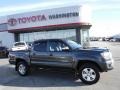 2015 Magnetic Gray Metallic Toyota Tacoma TRD Sport Double Cab 4x4  photo #2