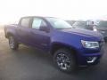 2016 Laser Blue Chevrolet Colorado Z71 Crew Cab 4x4  photo #3