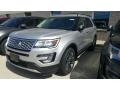 2017 Ingot Silver Ford Explorer Platinum 4WD  photo #1