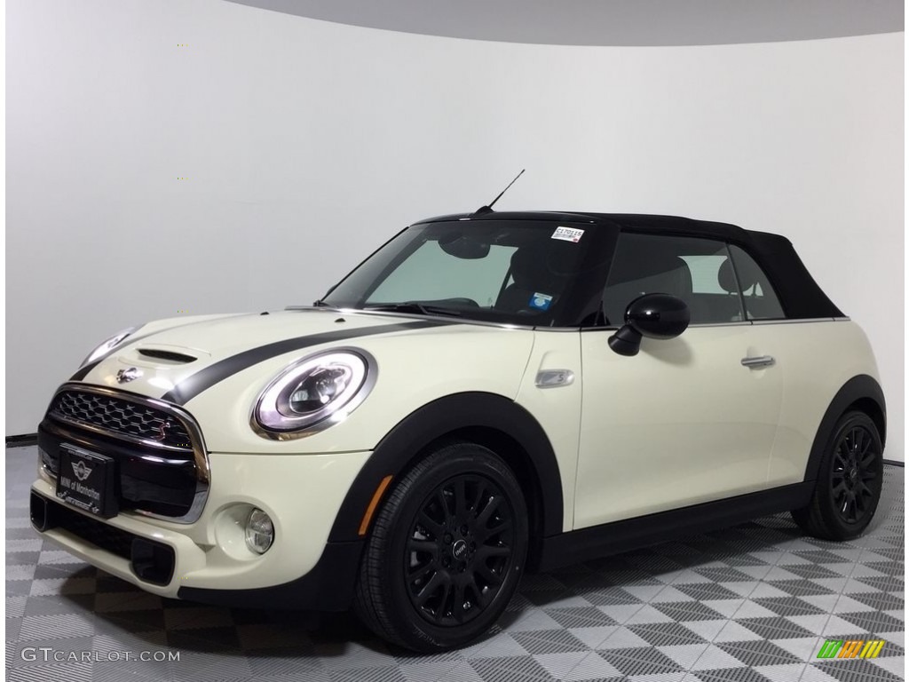 Pepper White 2017 Mini Convertible Cooper S Exterior Photo #116388014