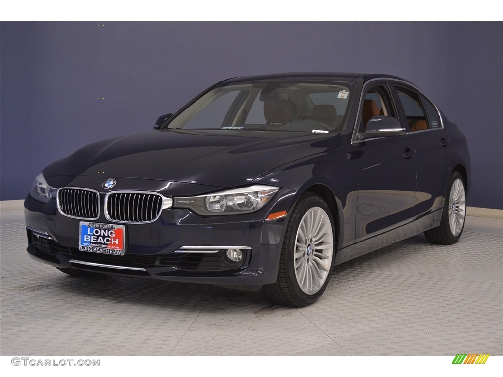 2014 3 Series 328i Sedan - Imperial Blue Metallic / Saddle Brown photo #3