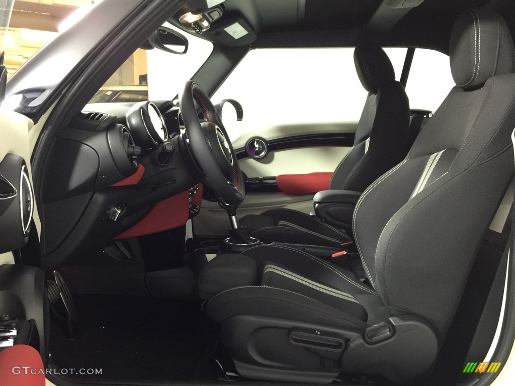 Double Stripe Carbon Black Interior 2017 Mini Convertible Cooper S Photo #116388371