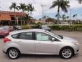 2015 Ingot Silver Metallic Ford Focus SE Hatchback  photo #5