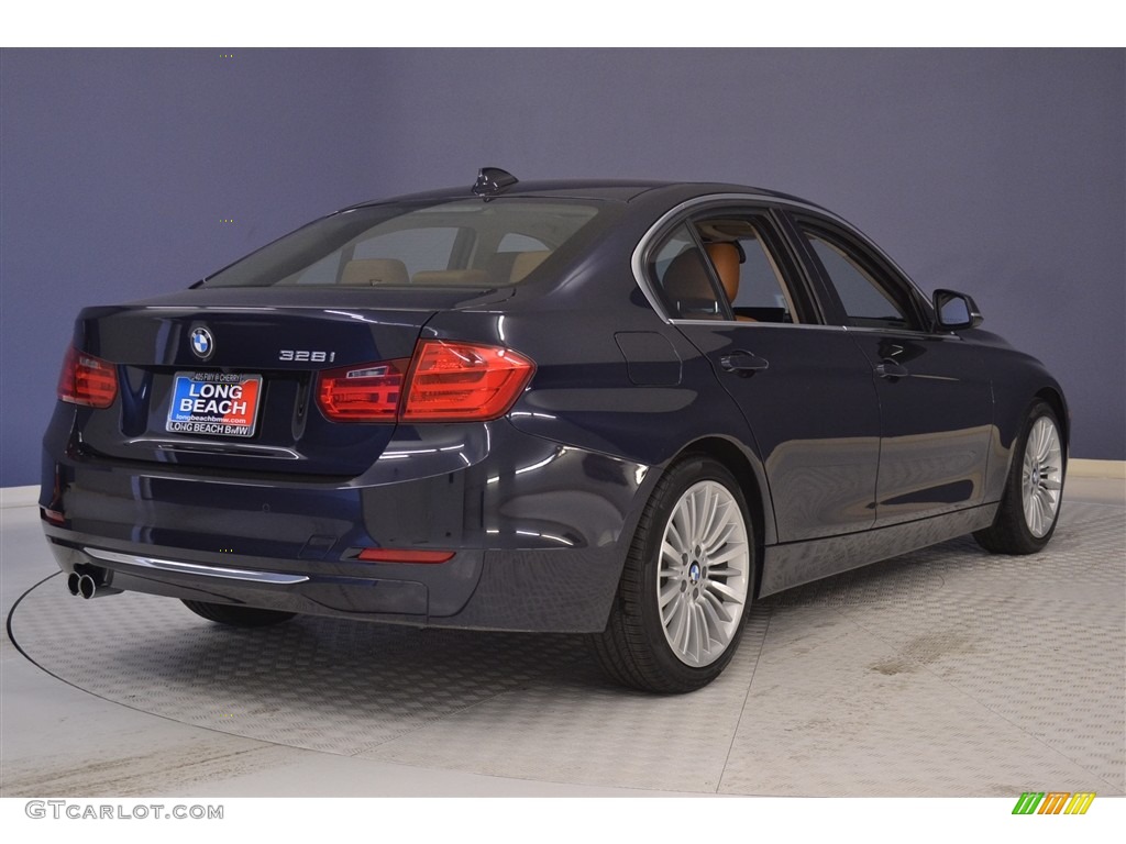 2014 3 Series 328i Sedan - Imperial Blue Metallic / Saddle Brown photo #7