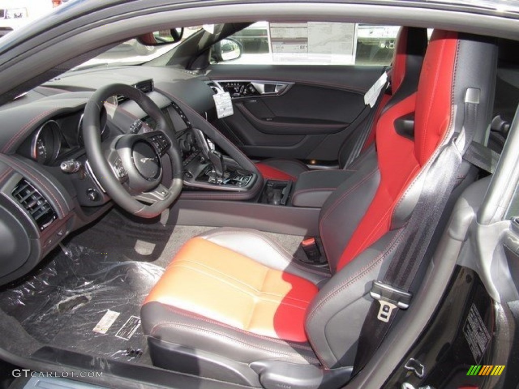 2017 Jaguar F-TYPE R AWD Coupe Front Seat Photo #116388761