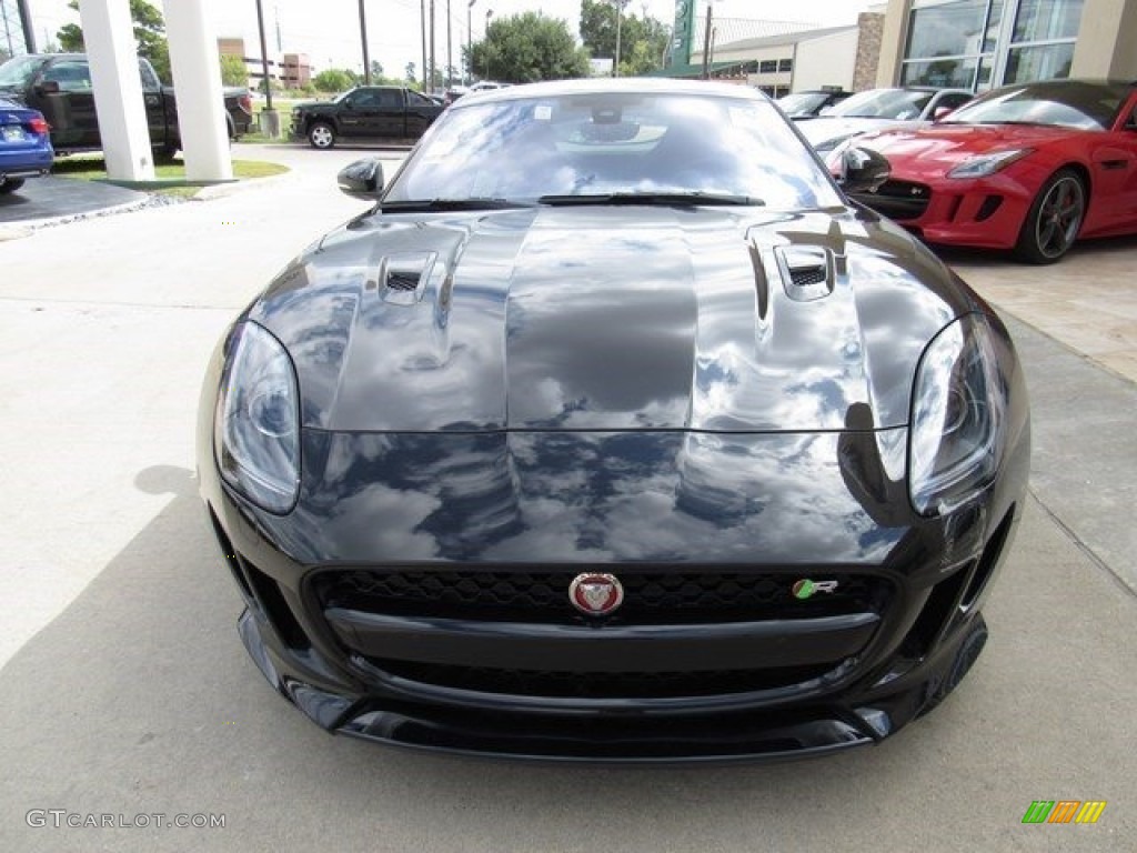Ultimate Black 2017 Jaguar F-TYPE R AWD Coupe Exterior Photo #116388971