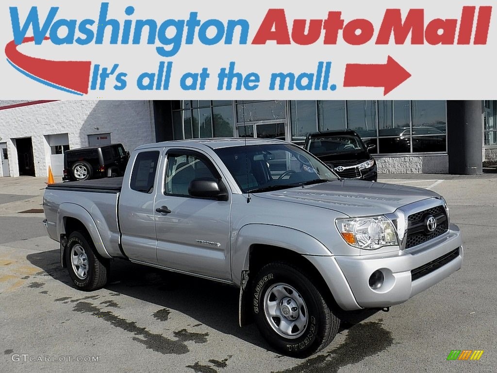 2011 Tacoma SR5 Access Cab 4x4 - Silver Streak Mica / Graphite Gray photo #1