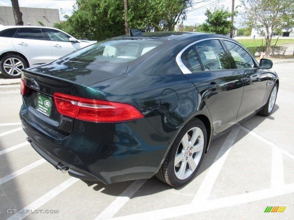 2017 XE 25t Premium - British Racing Green / Light Oyster photo #7