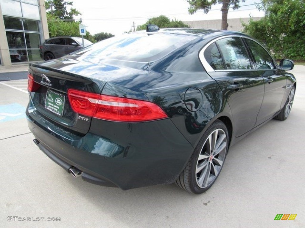 2017 XE 25t Prestige - British Racing Green / Latte photo #7