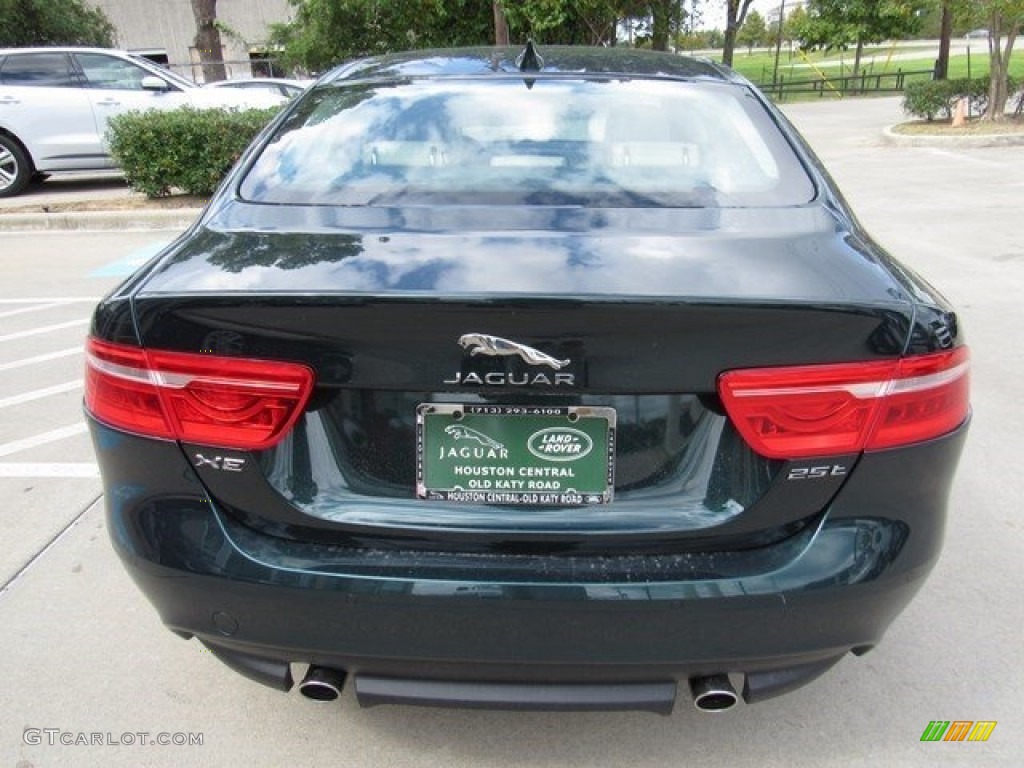 2017 XE 25t Prestige - British Racing Green / Latte photo #8