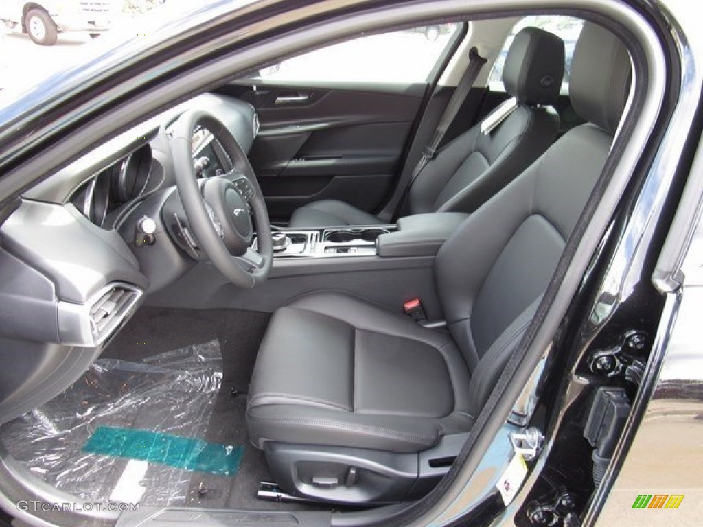 Jet Interior 2017 Jaguar XE 20d Premium Photo #116392175