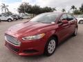 2014 Ruby Red Ford Fusion S  photo #13