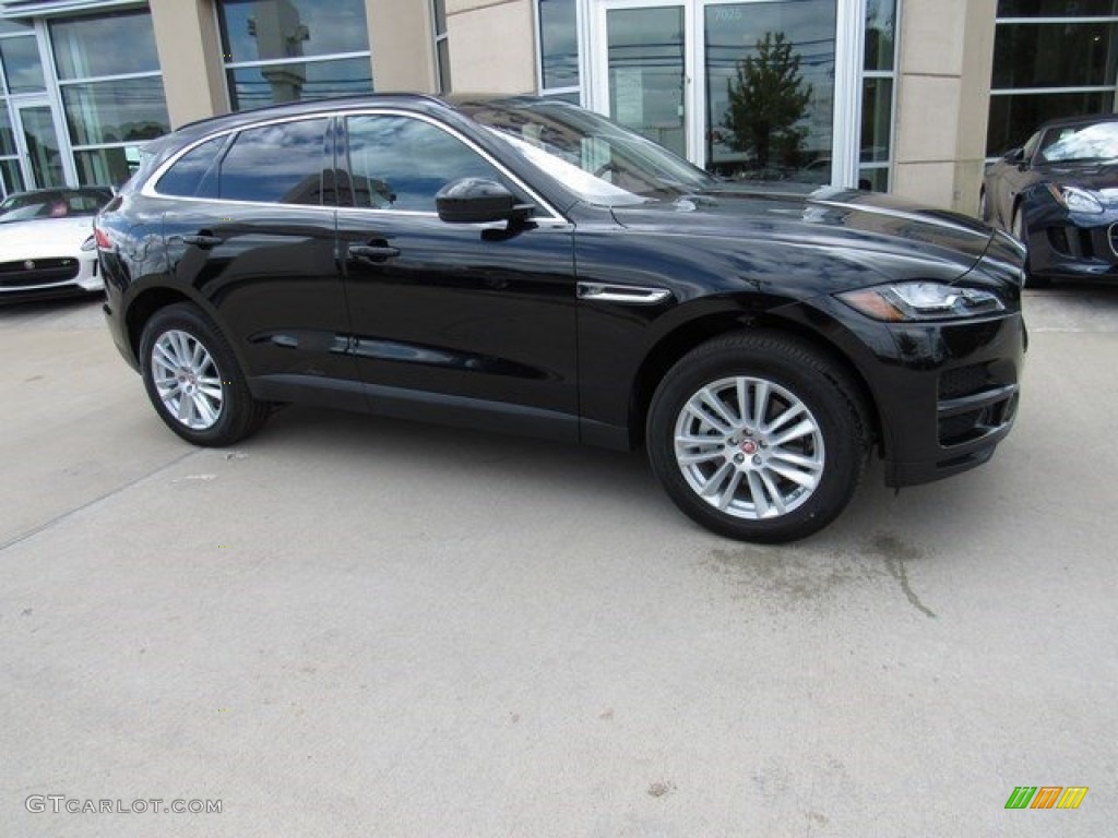 2017 F-PACE 35t AWD Prestige - Ultimate Black / Jet photo #1