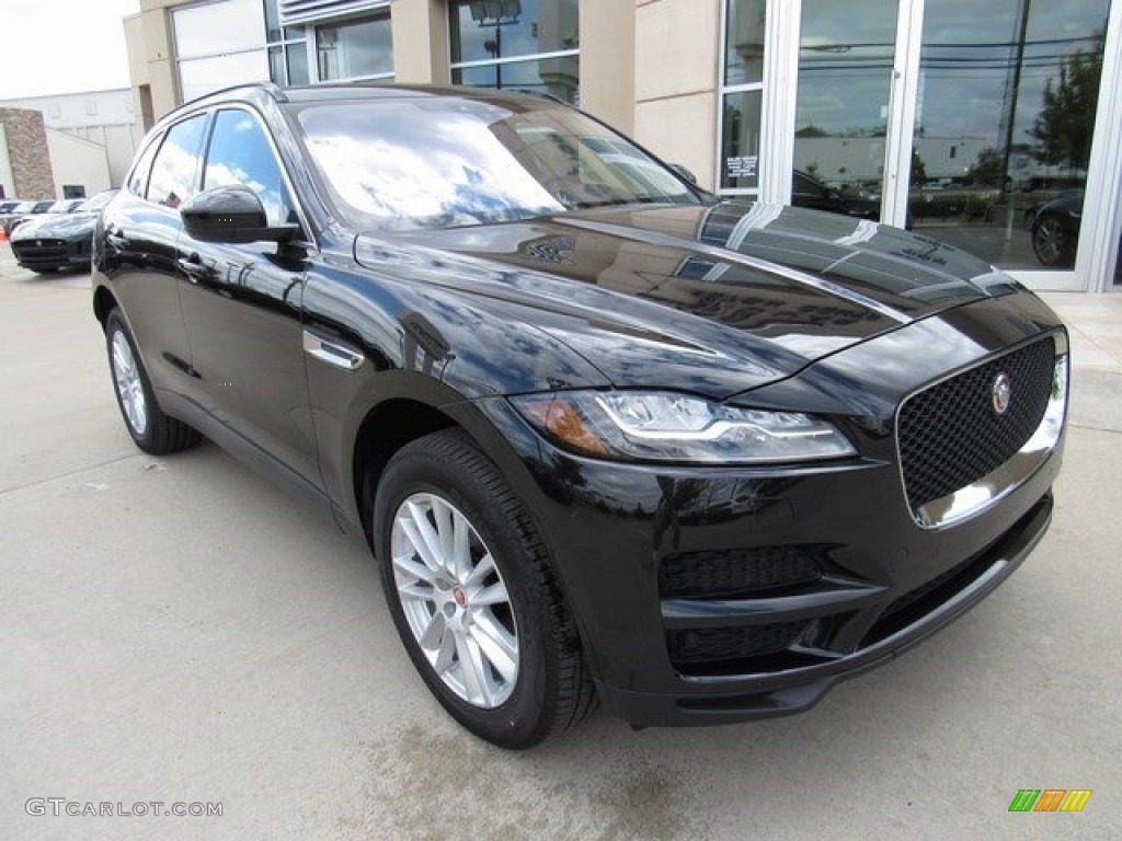 2017 F-PACE 35t AWD Prestige - Ultimate Black / Jet photo #2