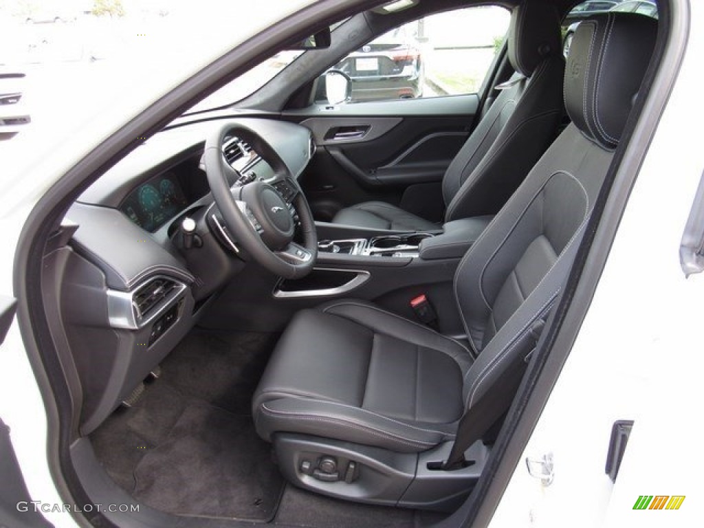 S Jet/Jet Interior 2017 Jaguar F-PACE 35t AWD S Photo #116393261