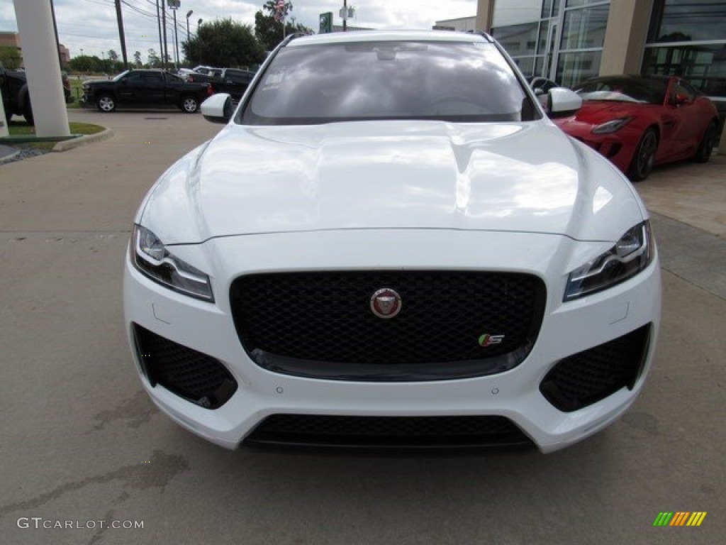 Polaris White 2017 Jaguar F-PACE 35t AWD S Exterior Photo #116393420