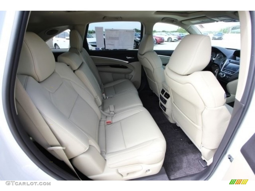 Parchment Interior 2017 Acura MDX Technology SH-AWD Photo #116395679