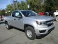 Silver Ice Metallic 2016 Chevrolet Colorado WT Extended Cab Exterior