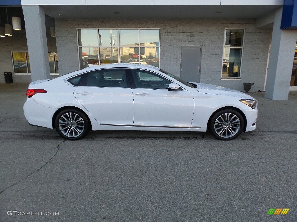 Casablanca White 2017 Hyundai Genesis G80 AWD Exterior Photo #116396459