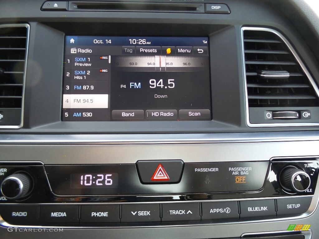 2017 Hyundai Sonata Sport Controls Photo #116397572