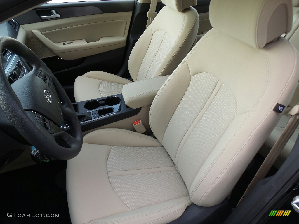 2017 Sonata Sport - Phantom Black / Beige photo #12