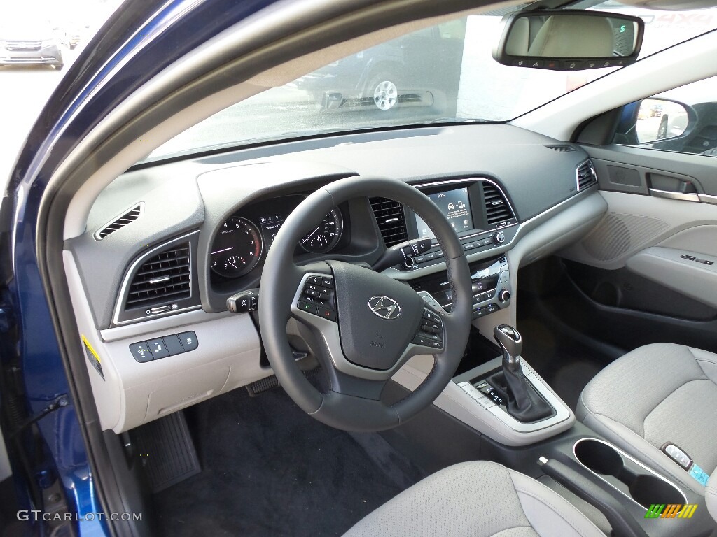 2017 Elantra Limited - Lakeside Blue / Gray photo #9