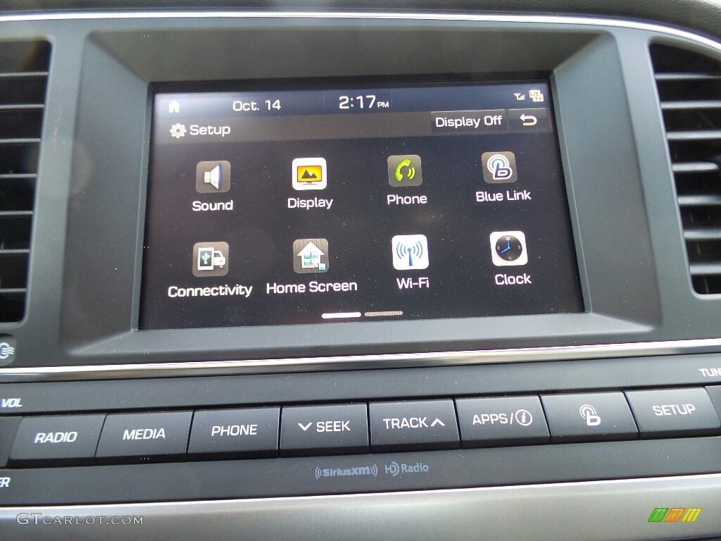 2017 Elantra Limited - Lakeside Blue / Gray photo #28