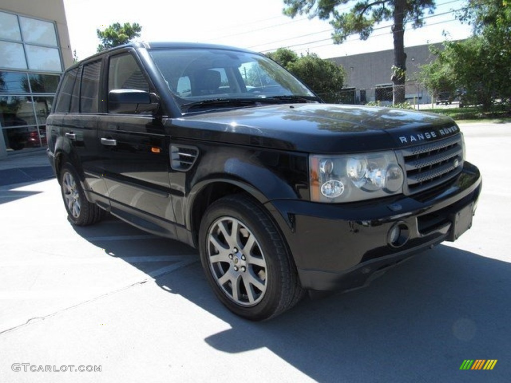 2007 Range Rover Sport HSE - Java Black Pearl / Ebony Black photo #2