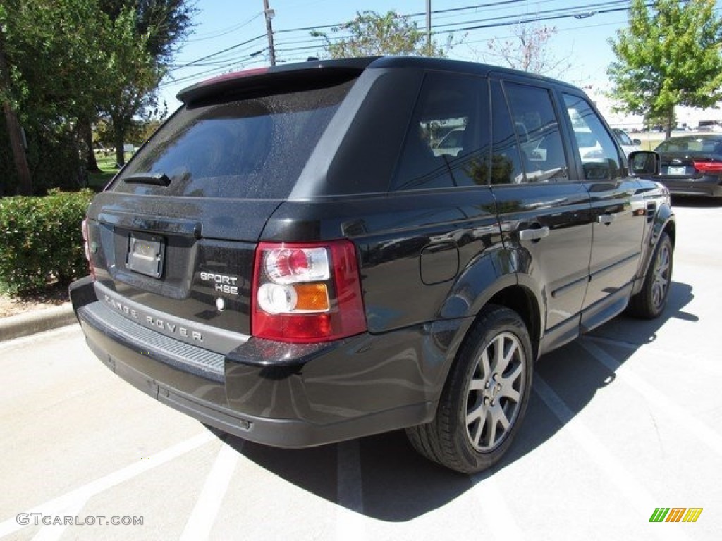 2007 Range Rover Sport HSE - Java Black Pearl / Ebony Black photo #7